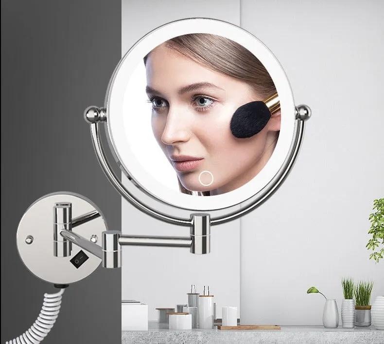 Wall Mounted LED Makeup Mirror