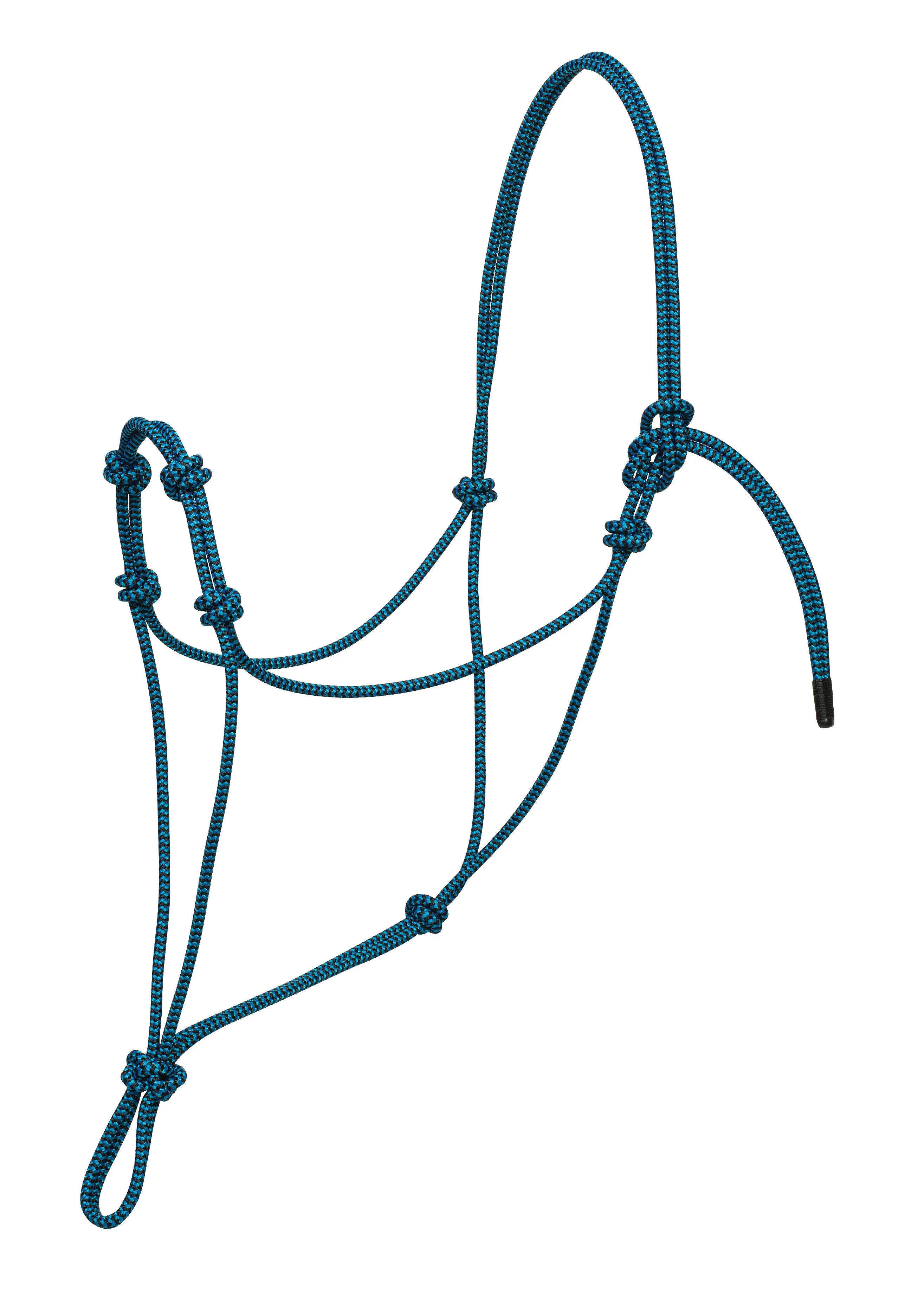 Weaver Silvertip Four Knot Rope Halter, Average Horse (Multiple Color Options)