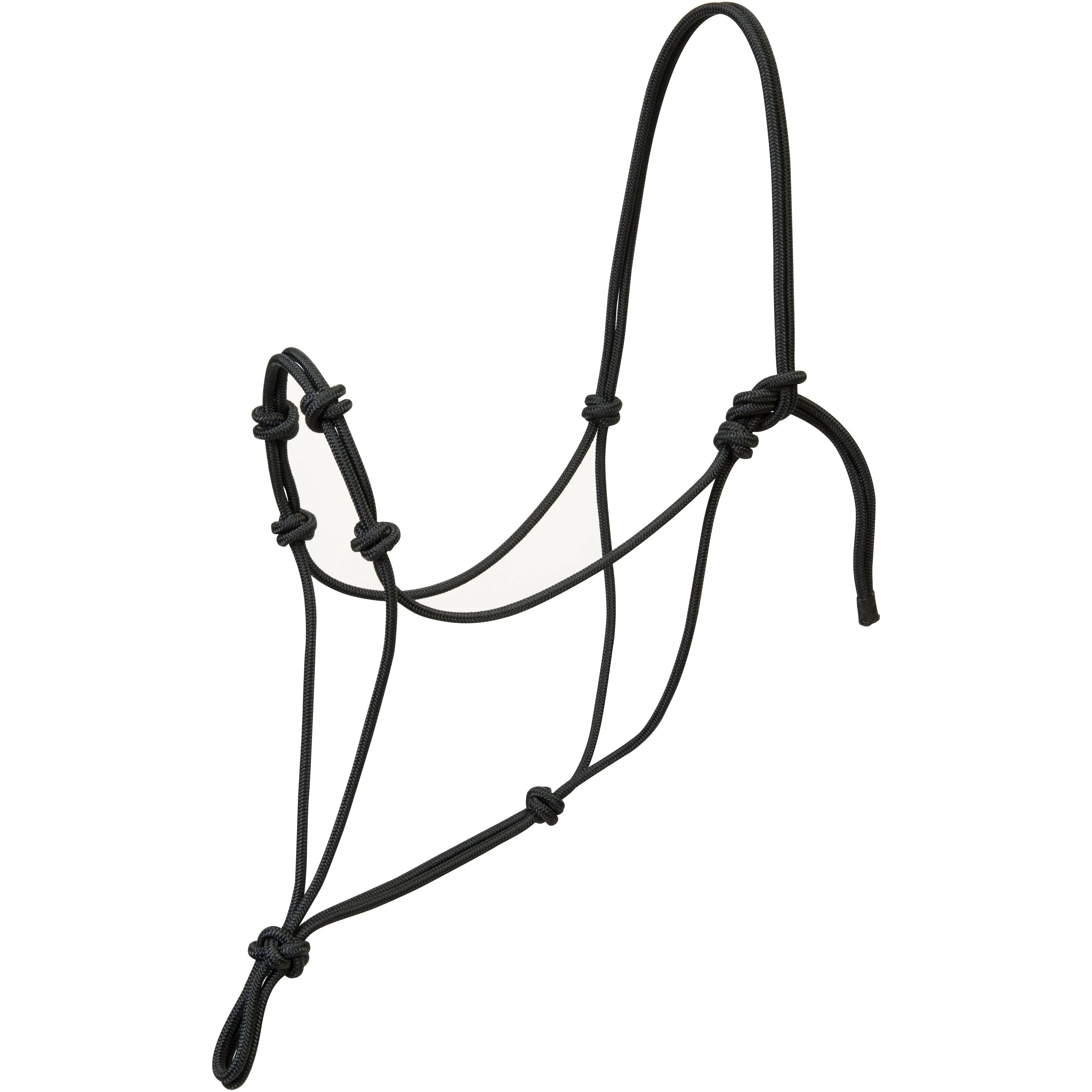 Weaver Silvertip Four Knot Rope Halter, Large Horse (Multiple Color Options)