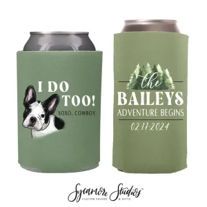 Wedding Regular & Slim Can Cooler Package #11FRS - Full Color - I Do Too