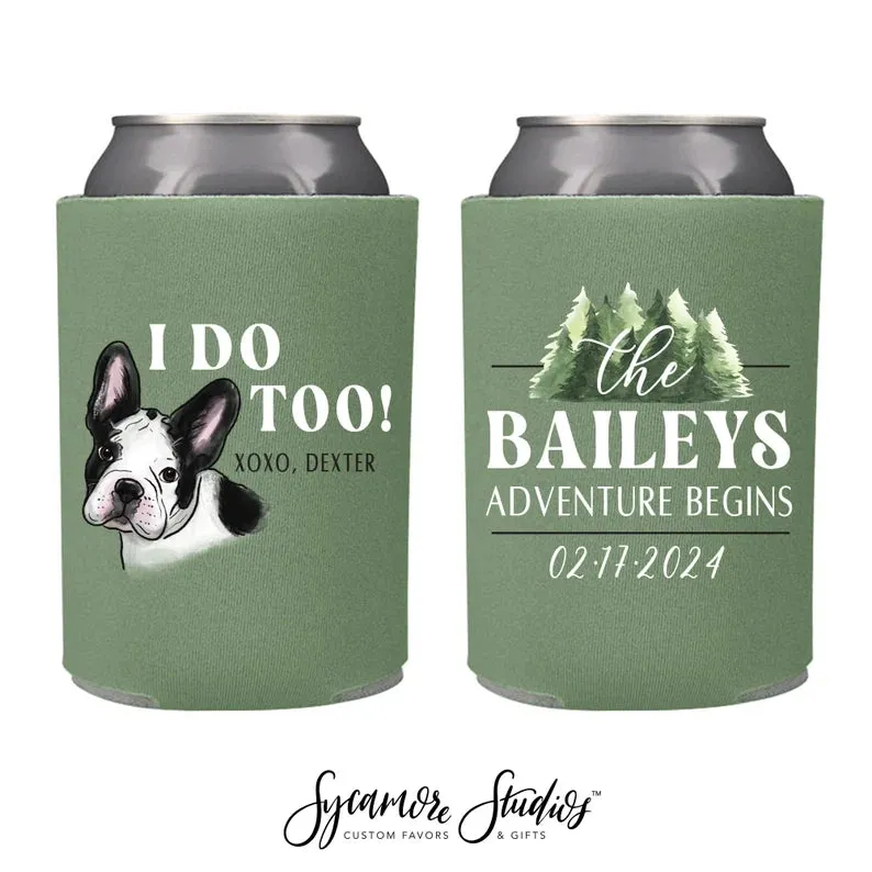 Wedding Regular & Slim Can Cooler Package #11FRS - Full Color - I Do Too