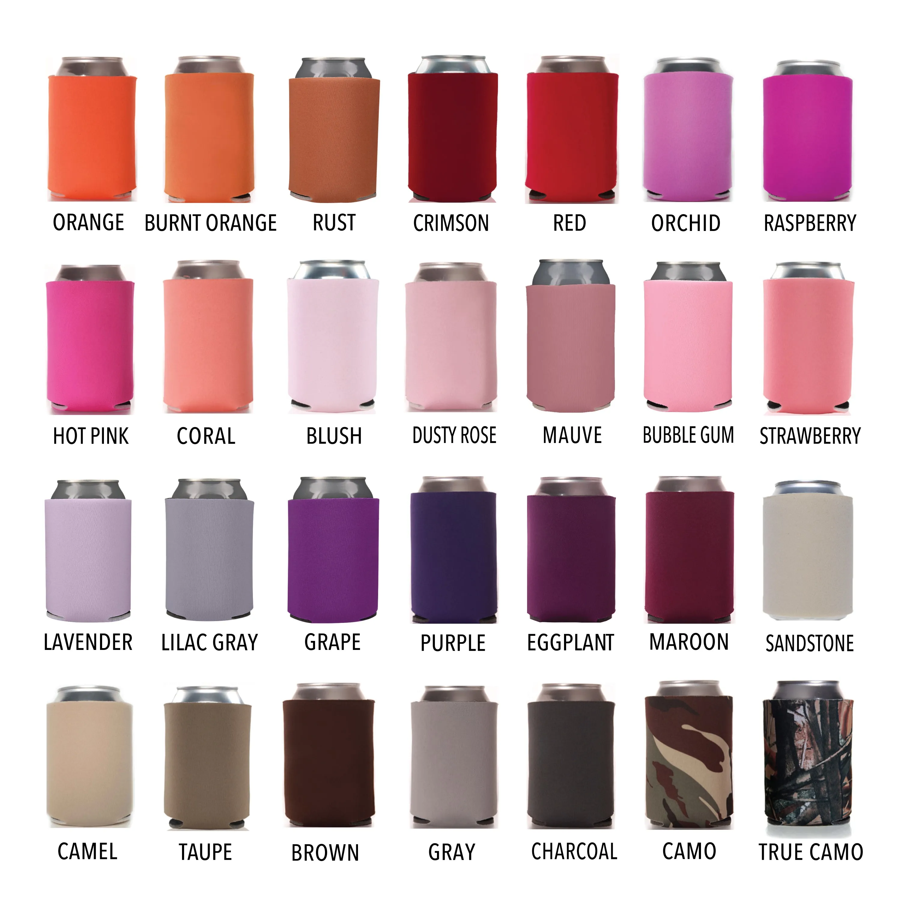 Wedding Regular & Slim Can Cooler Package #3FRS - Full Color - Pawty Time