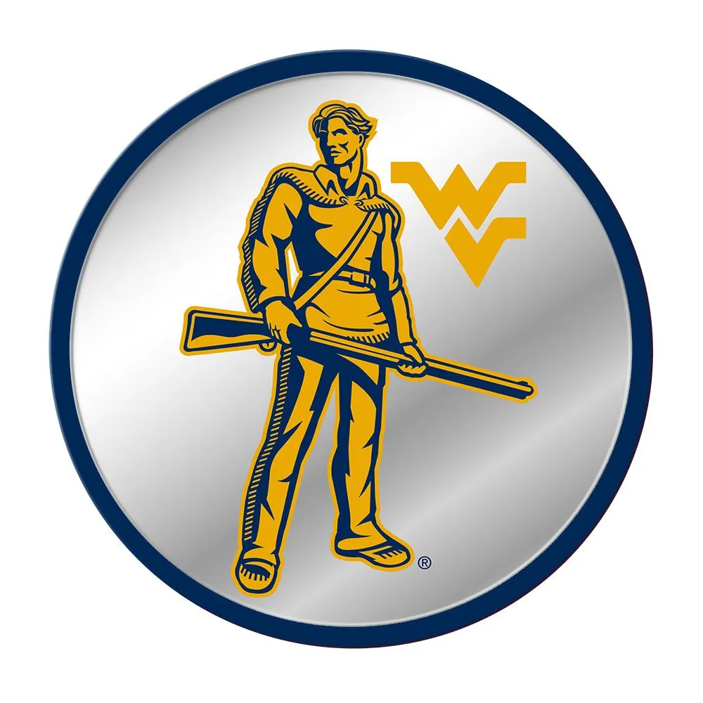 West Virginia Mountaineers: Mascot - Modern Disc Mirrored Wall Sign