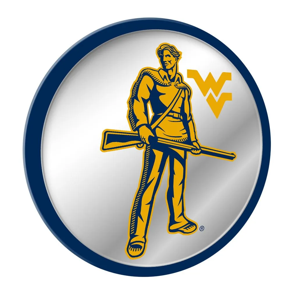 West Virginia Mountaineers: Mascot - Modern Disc Mirrored Wall Sign