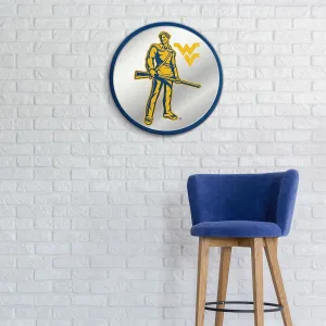 West Virginia Mountaineers: Mascot - Modern Disc Mirrored Wall Sign