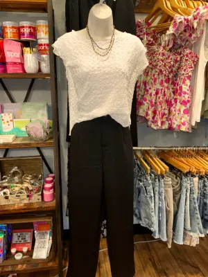 White Patterned Blouse