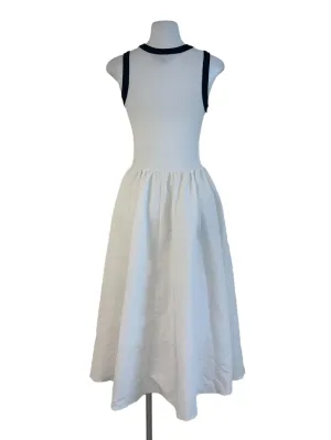 White Patterned Sleeveless Top LB