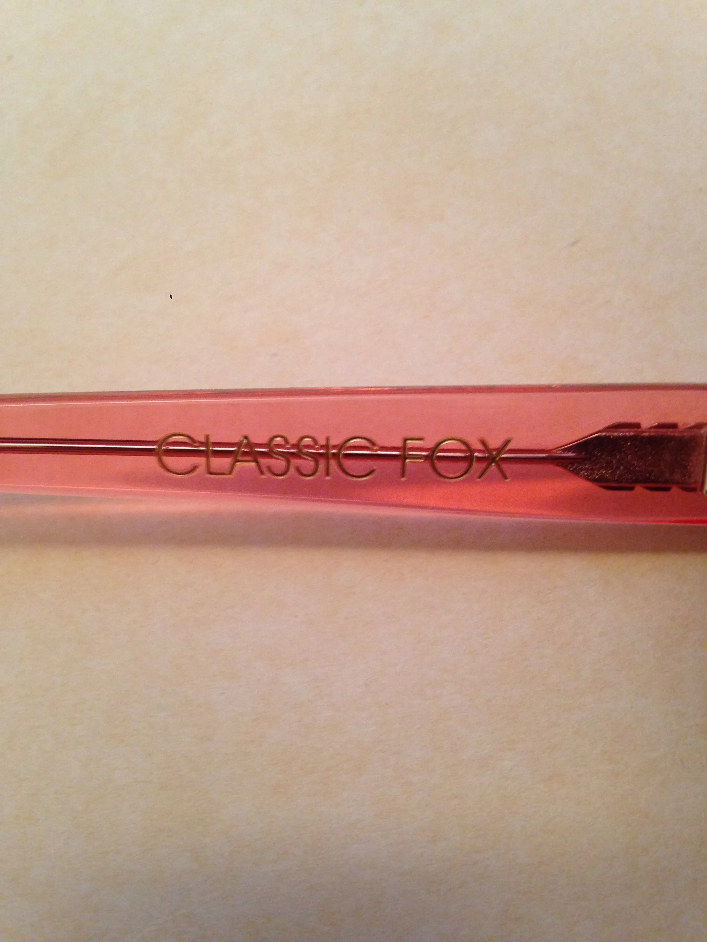 Wildfox Classic Fox Sunglasses Square Nightfall Pink Clear Frame Pink Purple Mirror Flash Lens
