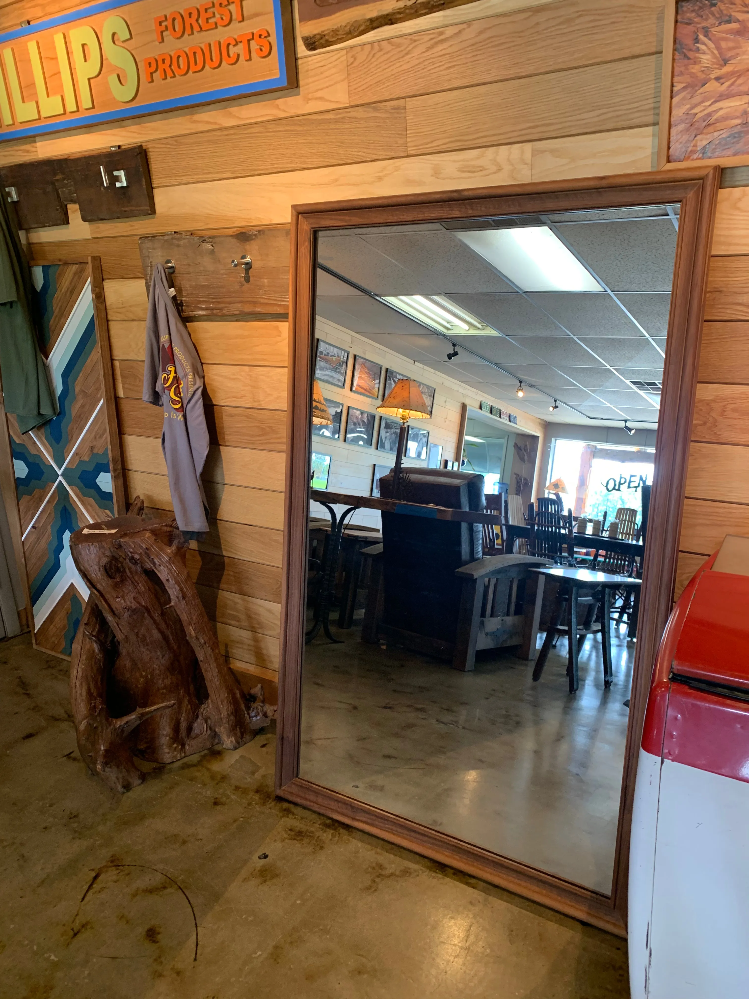 Wooden Mirror