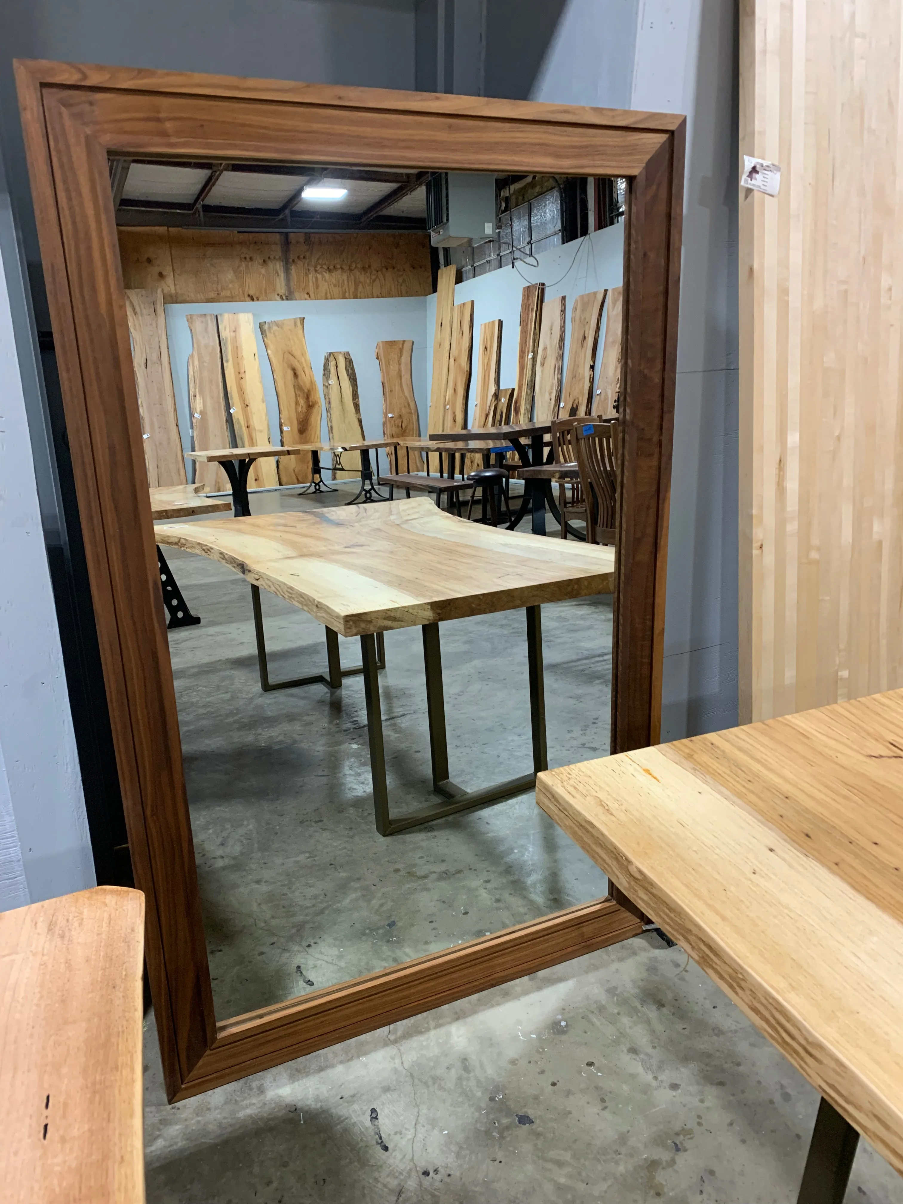 Wooden Mirror