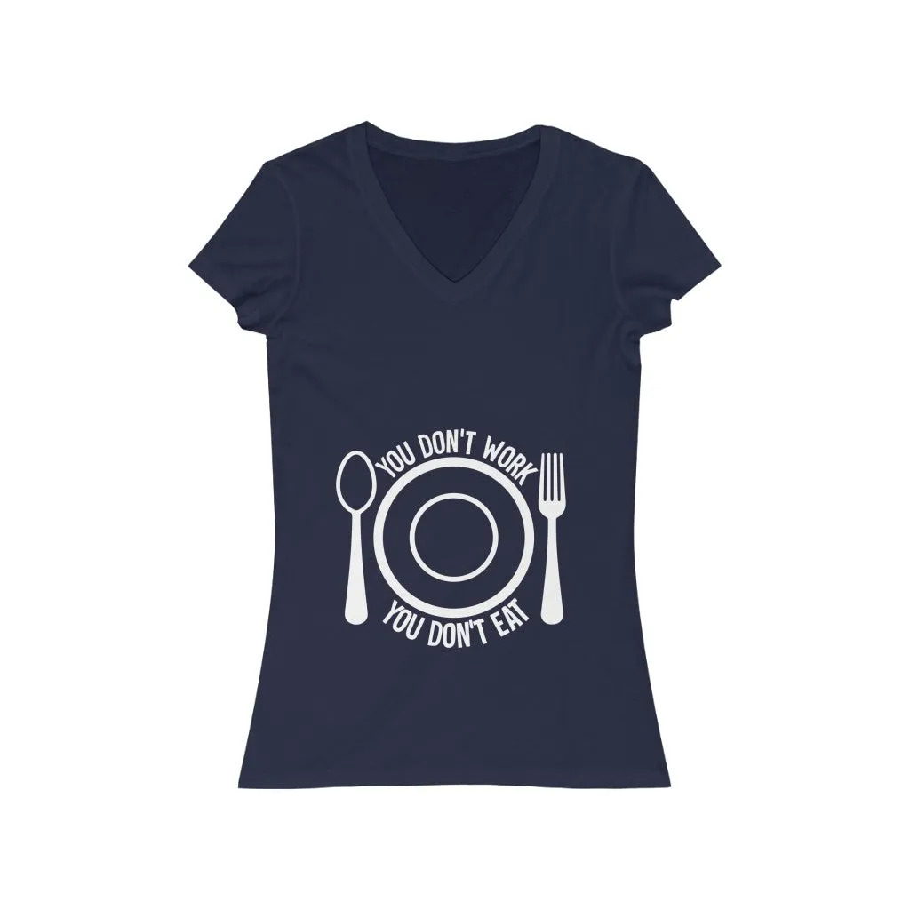 Work V-Neck T-shirt