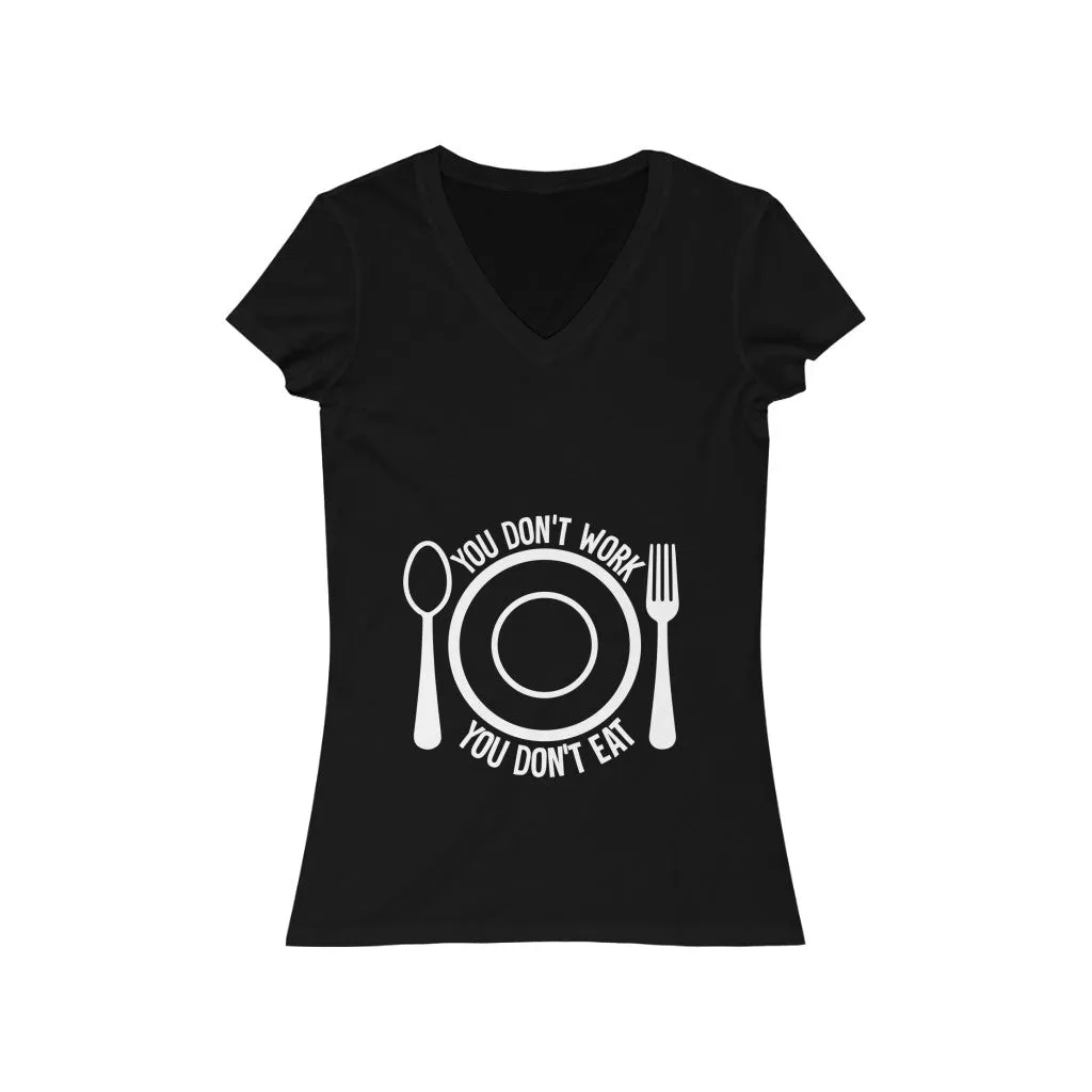 Work V-Neck T-shirt