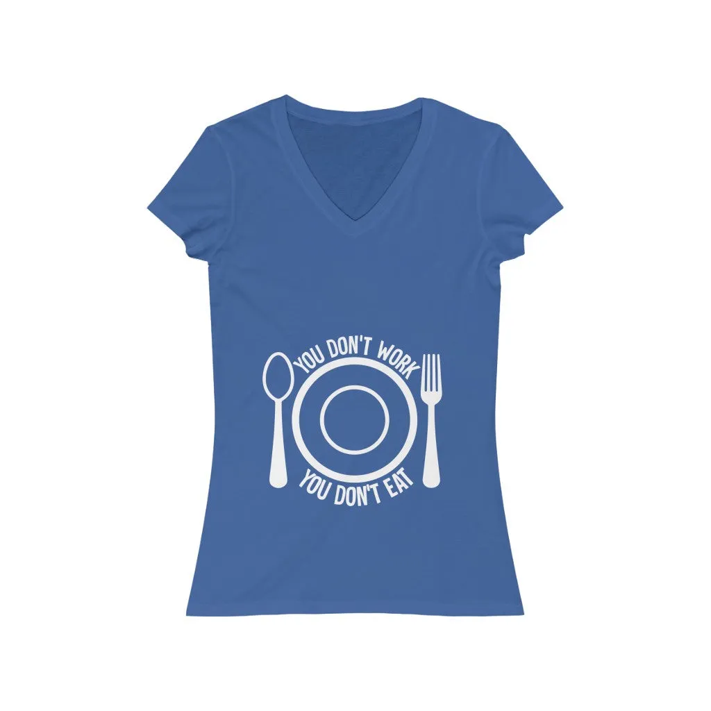 Work V-Neck T-shirt