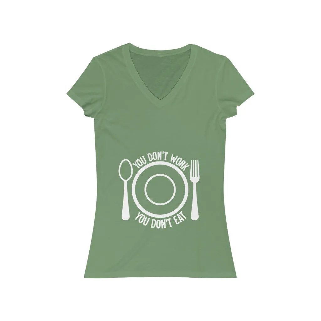 Work V-Neck T-shirt