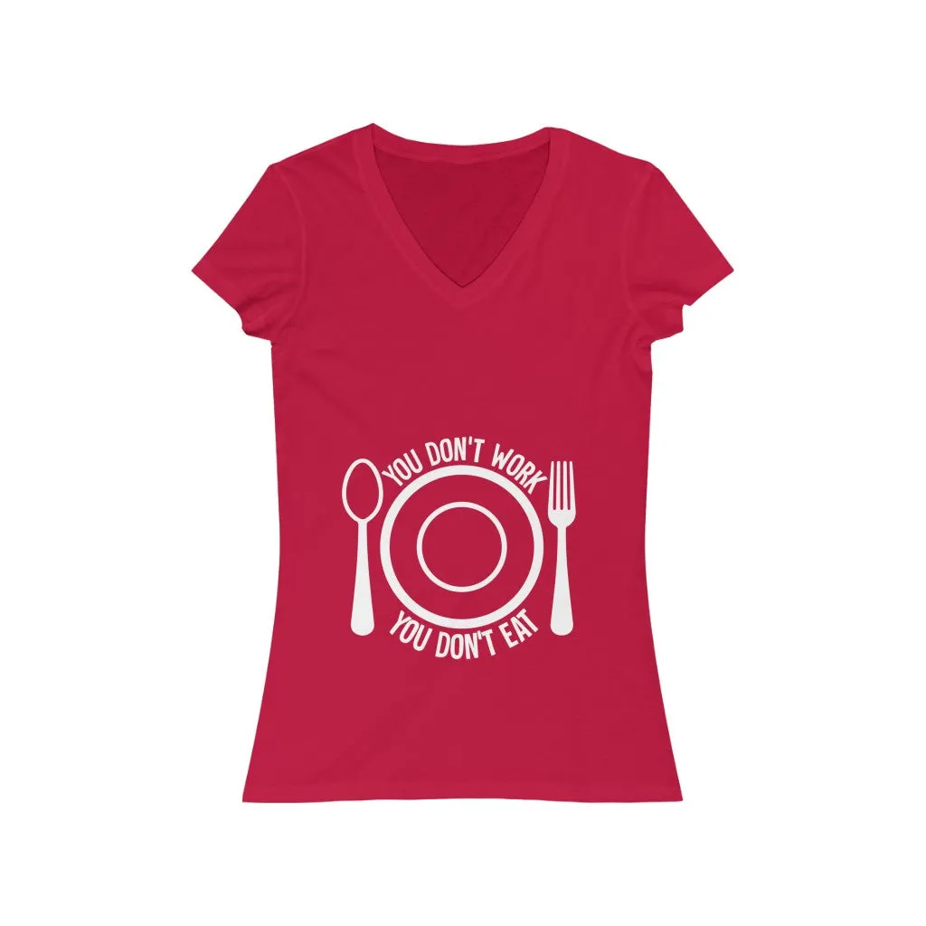 Work V-Neck T-shirt