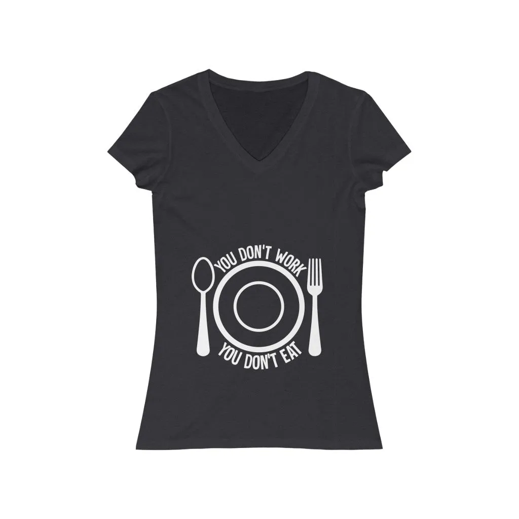 Work V-Neck T-shirt