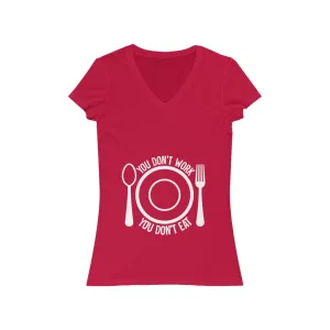 Work V-Neck T-shirt