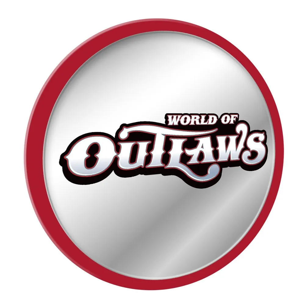 World of Outlaws: Modern Disc Mirrored Wall Sign