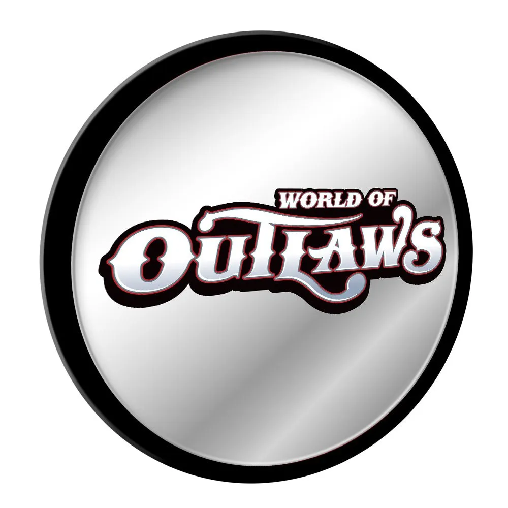 World of Outlaws: Modern Disc Mirrored Wall Sign