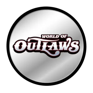 World of Outlaws: Modern Disc Mirrored Wall Sign