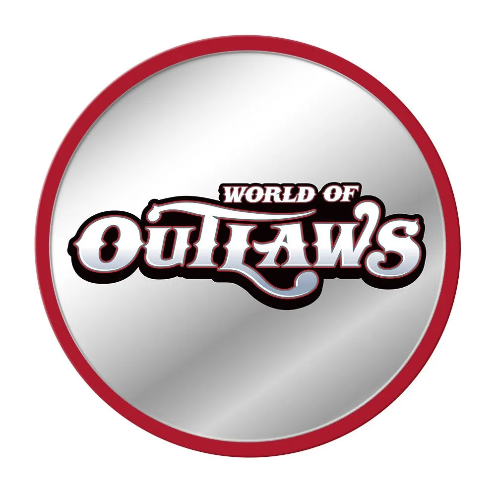 World of Outlaws: Modern Disc Mirrored Wall Sign