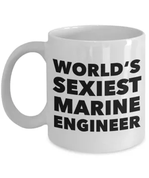 World's Sexiest Marine Engineer Mug Gift Ceramic Coffee Cup