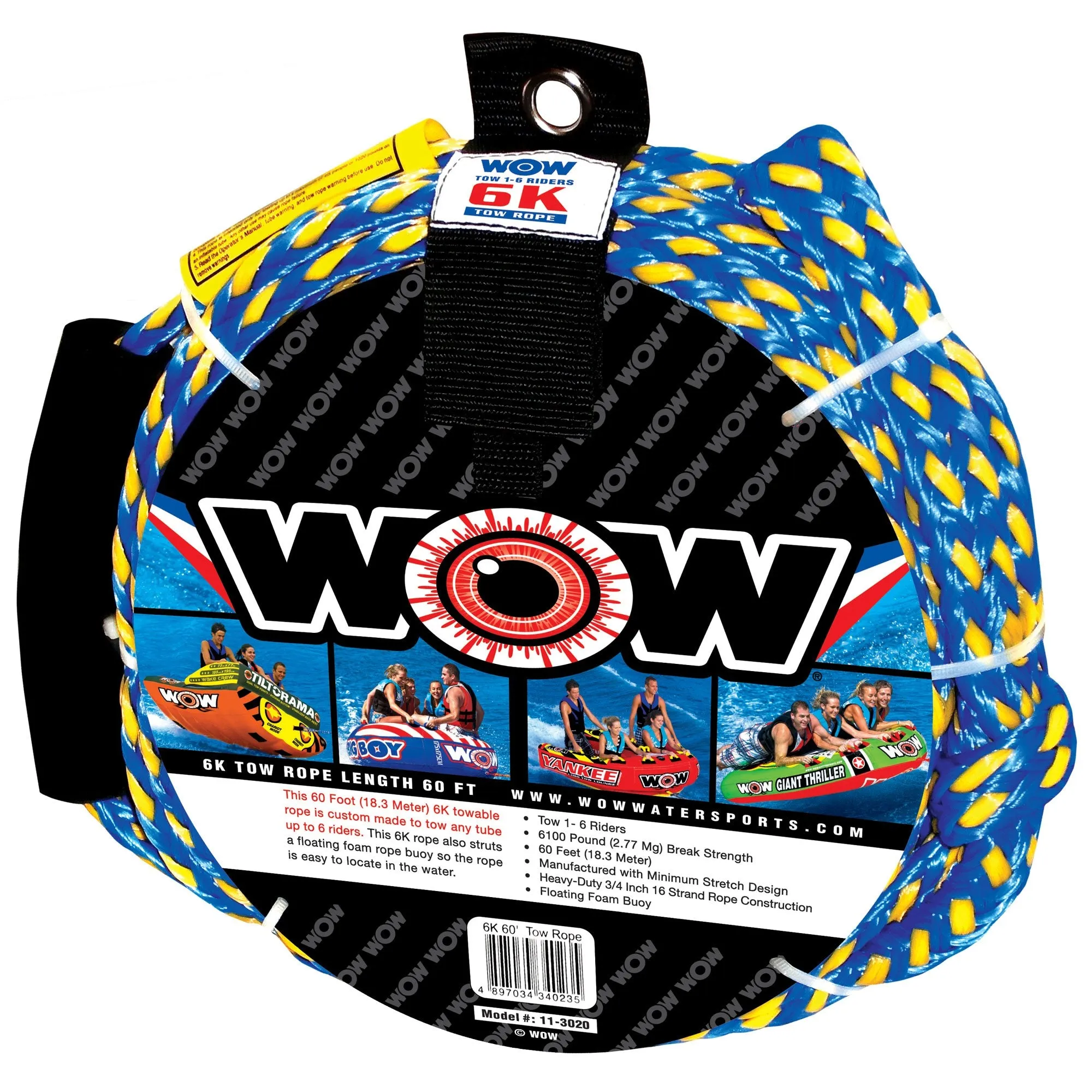 WOW Watersports Floating Tube Ropes
