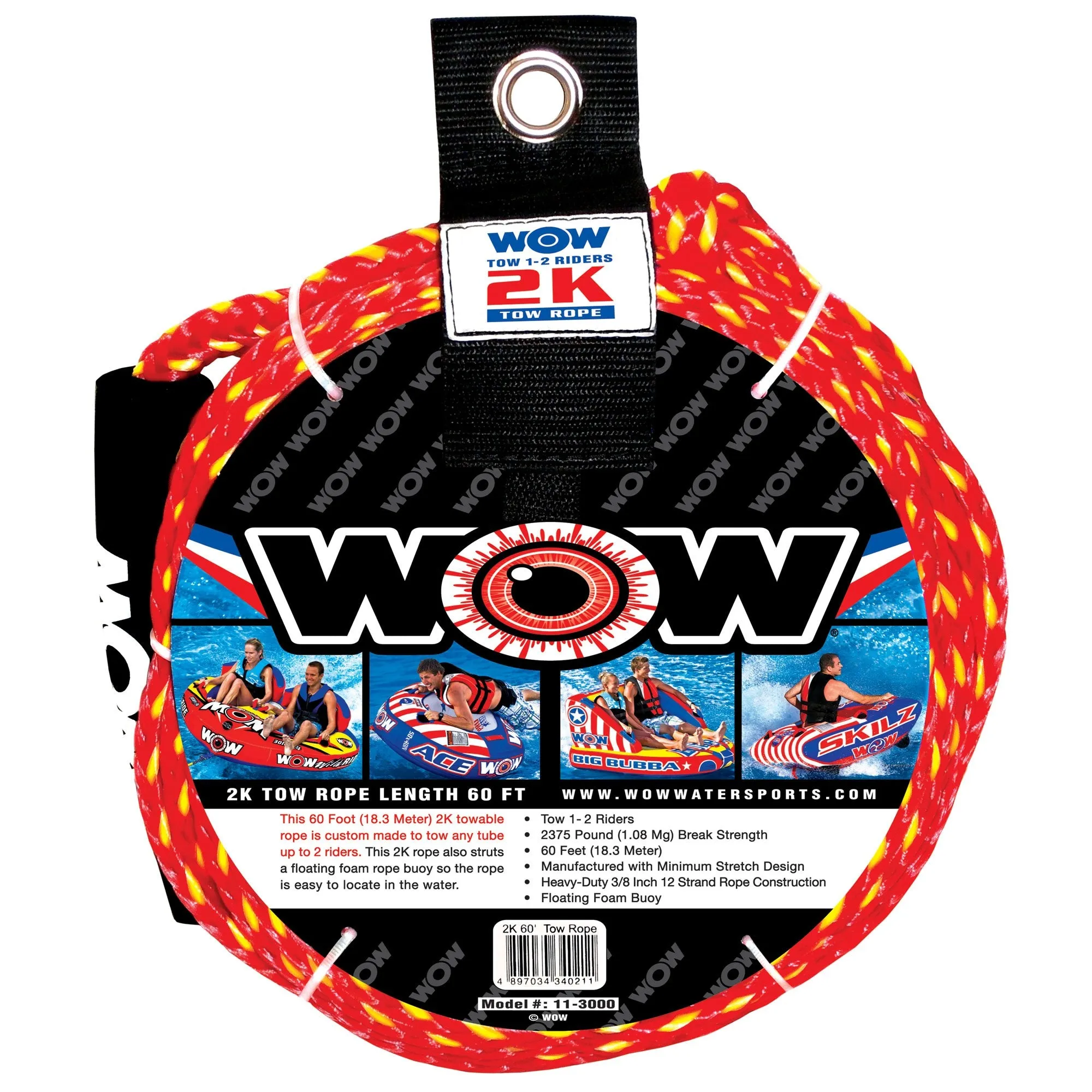 WOW Watersports Floating Tube Ropes