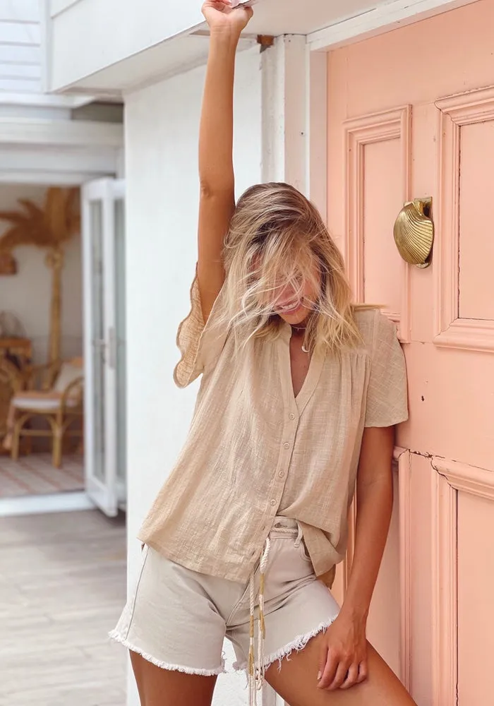 WS Shoreline Shirt - Almond