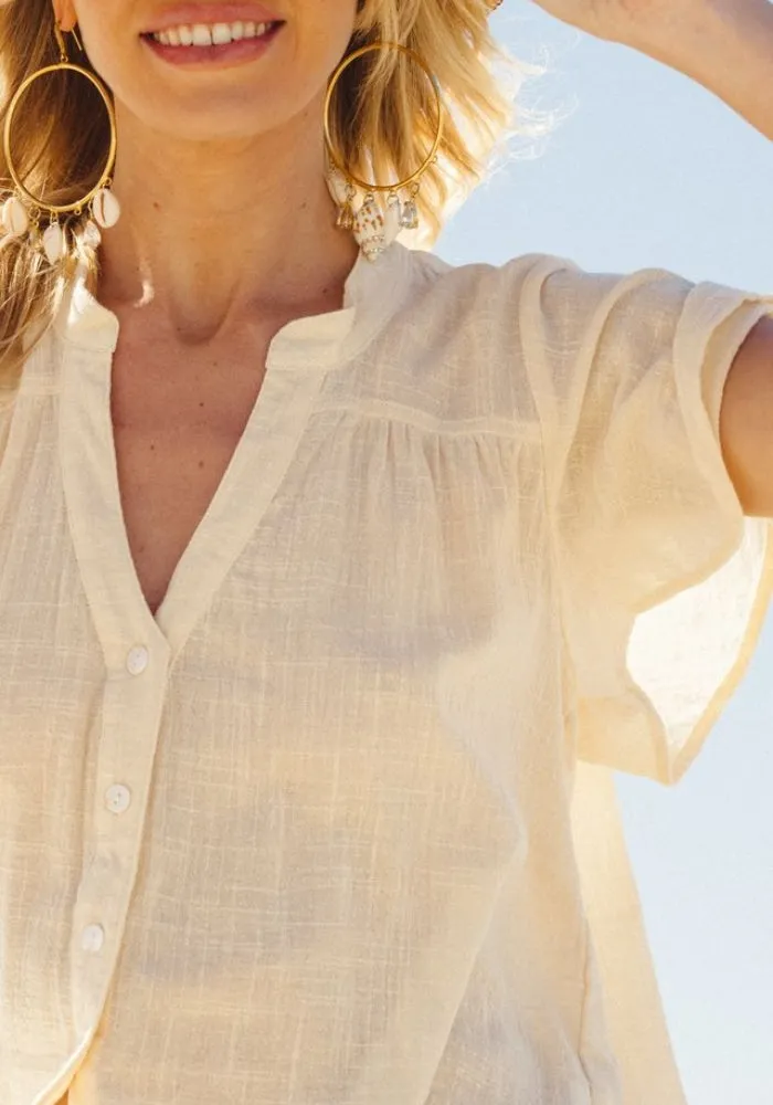 WS Shoreline Shirt - Butter