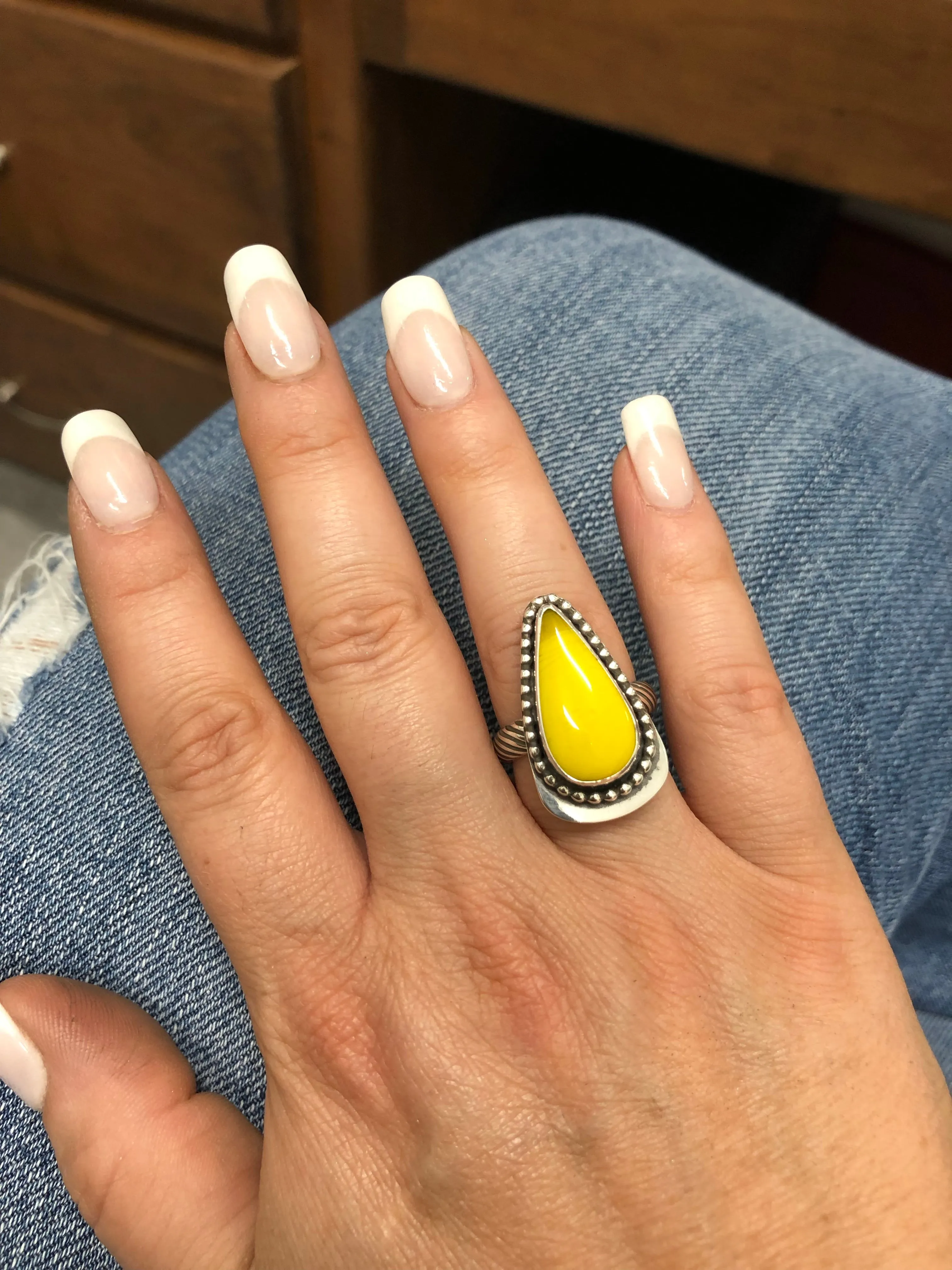 Yellow Rosarita Ring