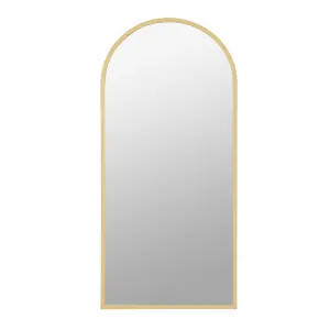 Yezi Floor Mirror Full Length Mirrors 1.8M Gold White