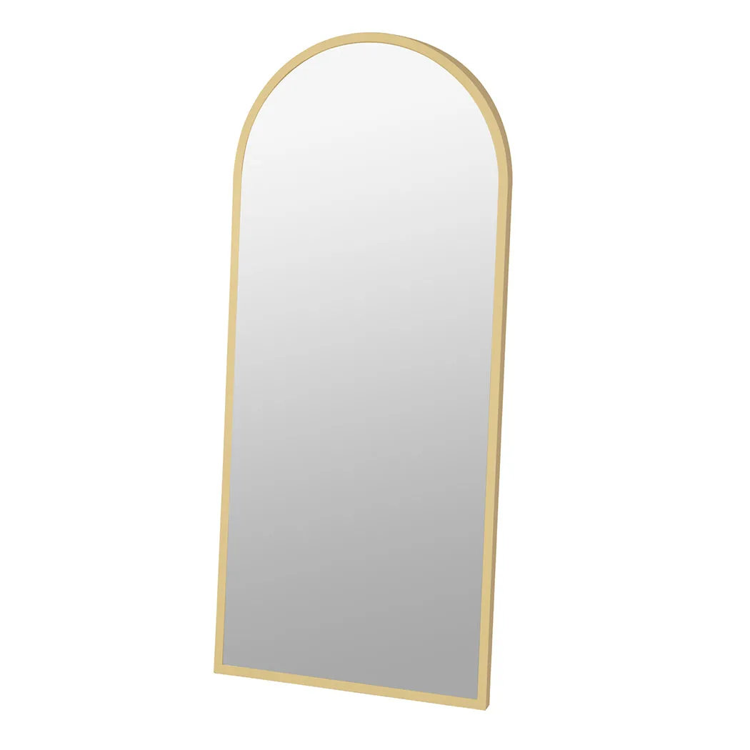 Yezi Floor Mirror Full Length Mirrors 1.8M Gold White