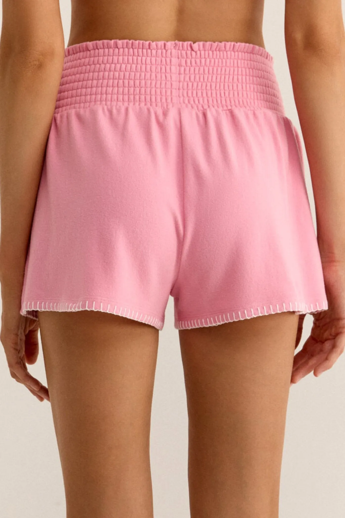 Z Supply: Dawn Whipstitch Short in Conch Shell