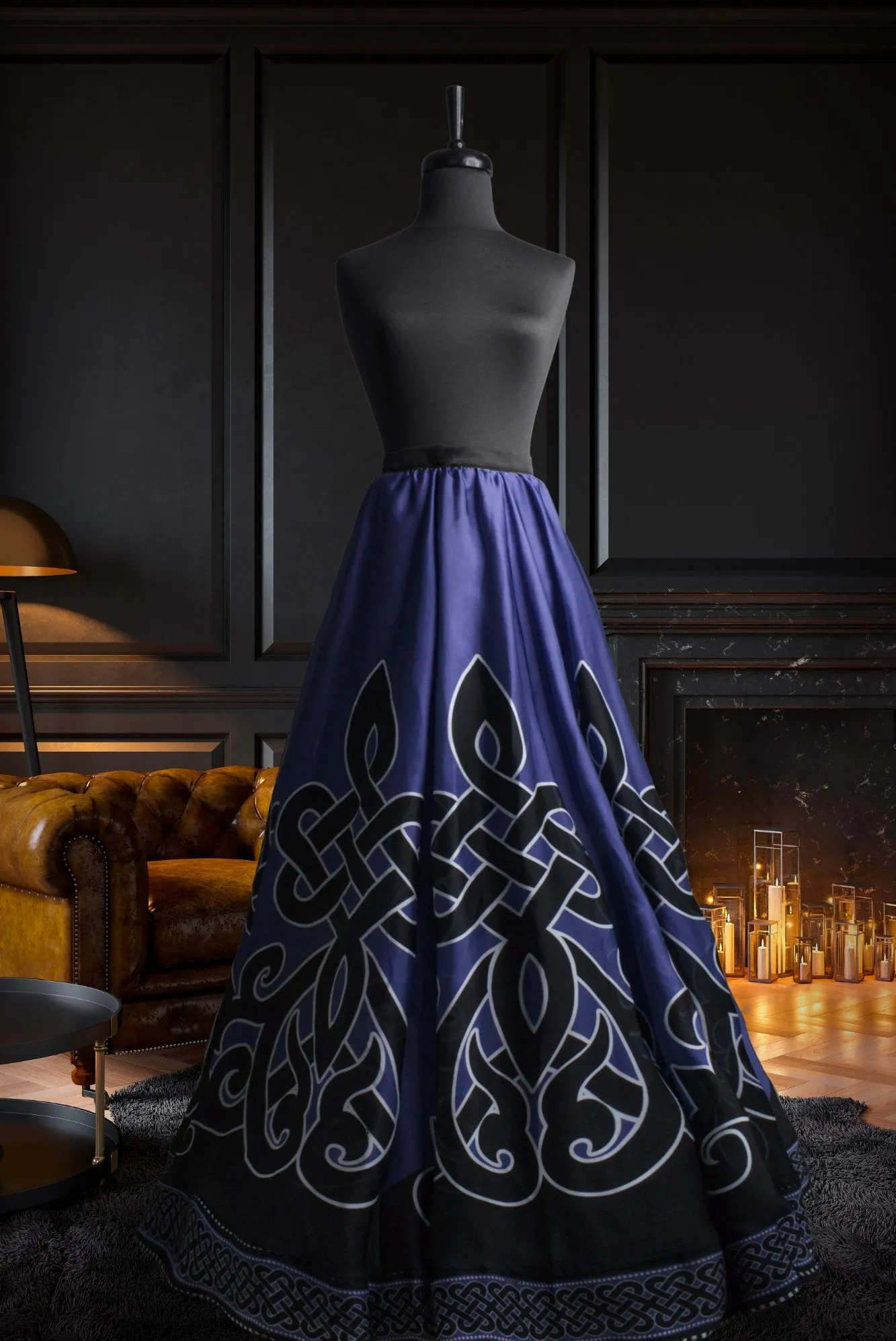 Zirve Silky Chiffon Skirt